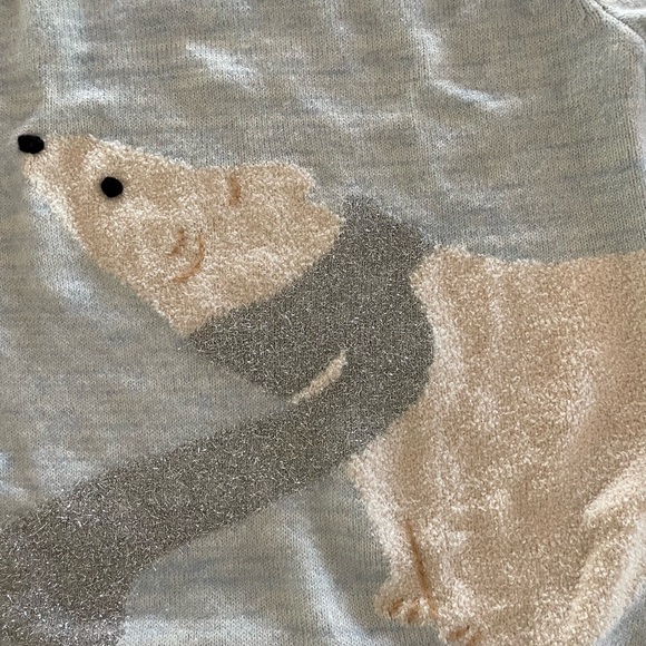LC Lauren Conrad Petite Polar Bear Sweater - Picture 2 of 6